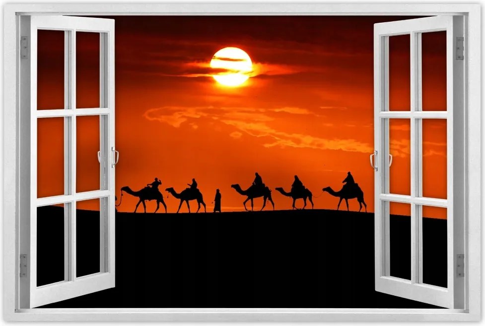 Poszterek 60x40 Karaván naplemente