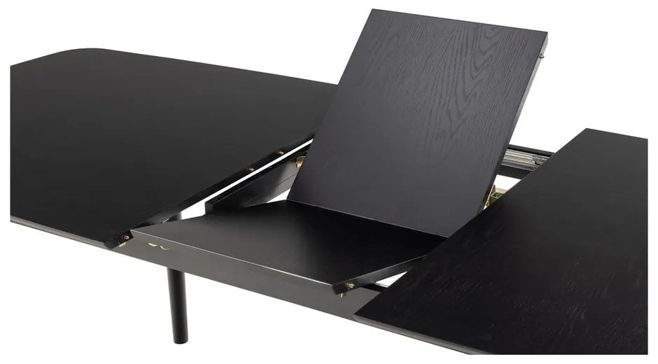 Bővíthető étkezőasztal tölgyfa dekoros asztallappal 90x219 cm Montreux – Actona