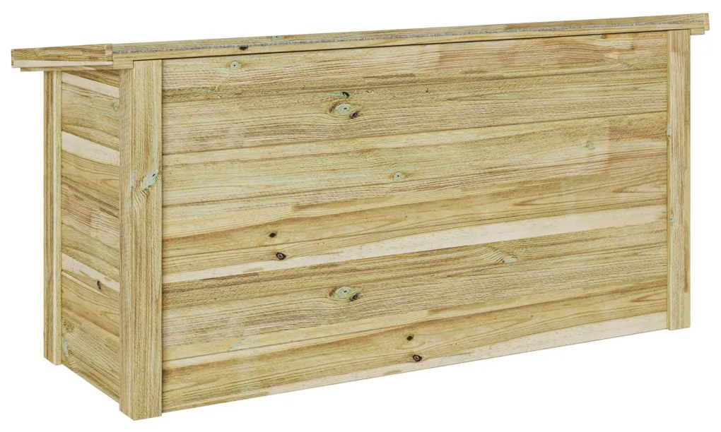 Tároló doboz 44x119x57 cm impregnált fenyő