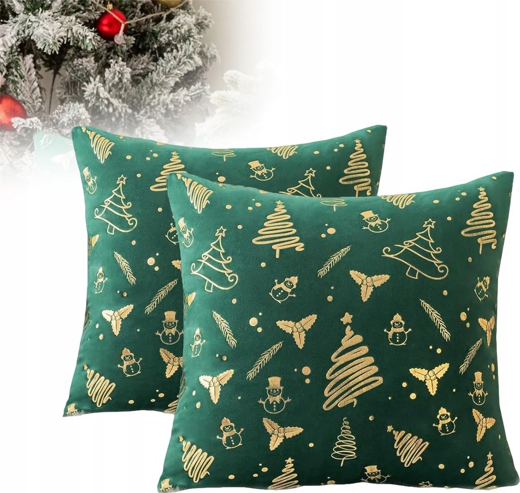 Karácsonyi párnahuzat 40x40 Dekoratív Jancsi az ünnepekre