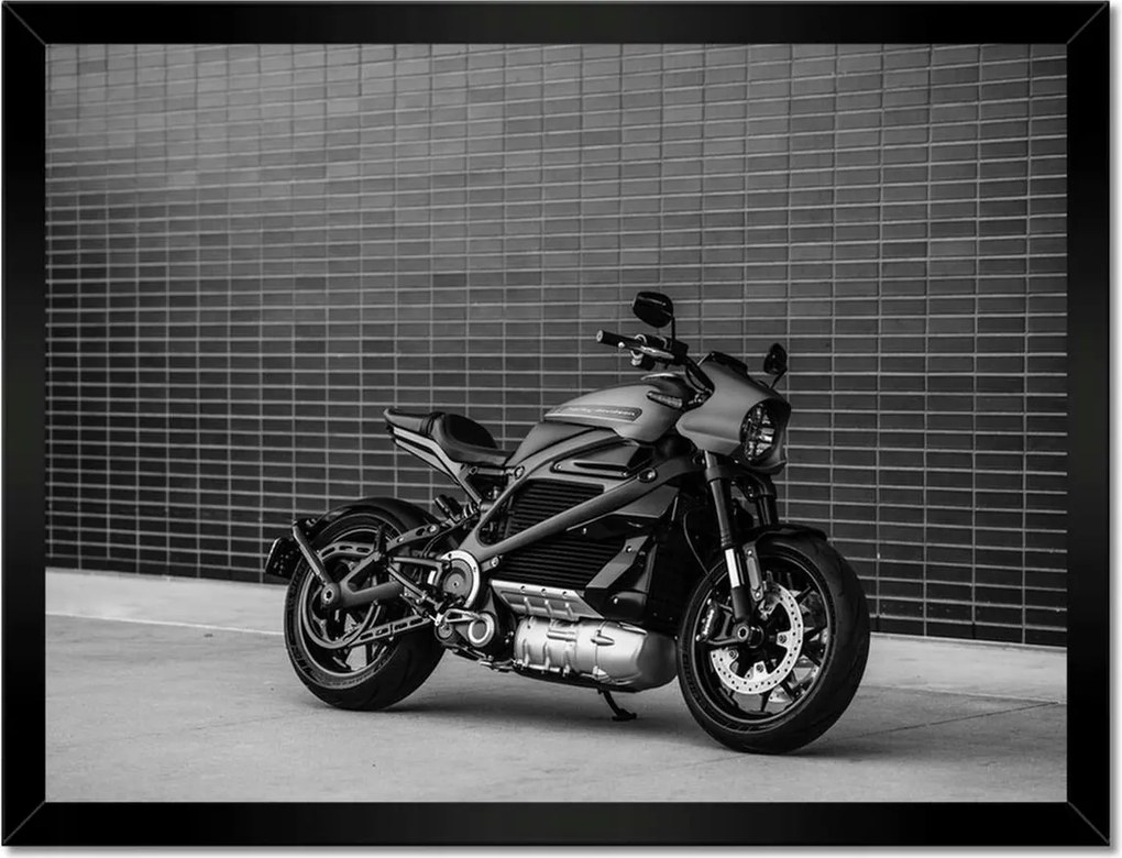 Poszterek keretben 40x30 Harley Davidson Motorkerékpár