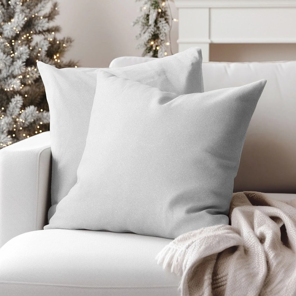 Goldea dekoratív exkluzív párnahuzat - ezüst csillogású 50 x 50 cm