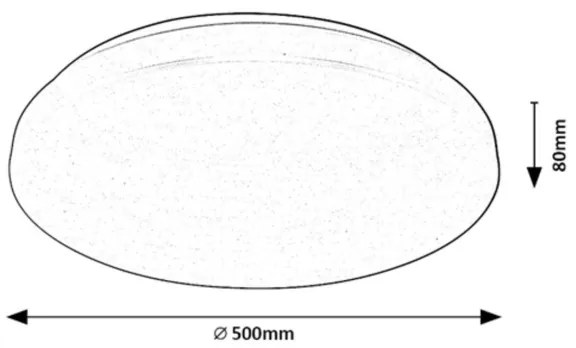 Rabalux 71036 - CERRIGEN LED RGB dimmelhető mennyezeti lámpa 48W/230V