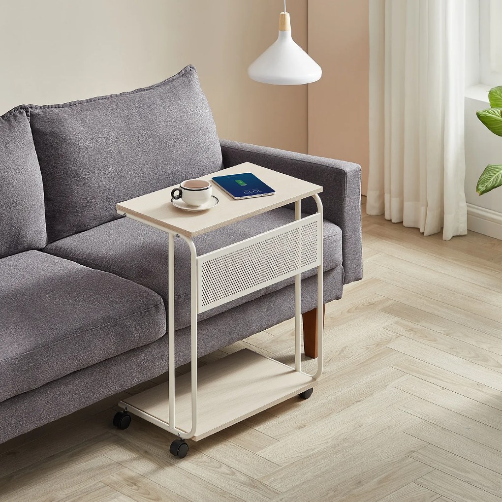 Mobil kisasztal MIREZO 55x33cm, bézs