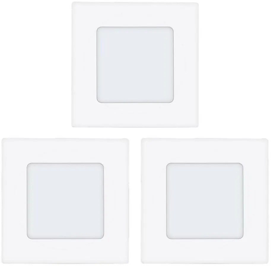 Eglo 78196 - 3 darabos LED beépíthető mennyezeti lámpa szett 3xLED/2,7W/230V