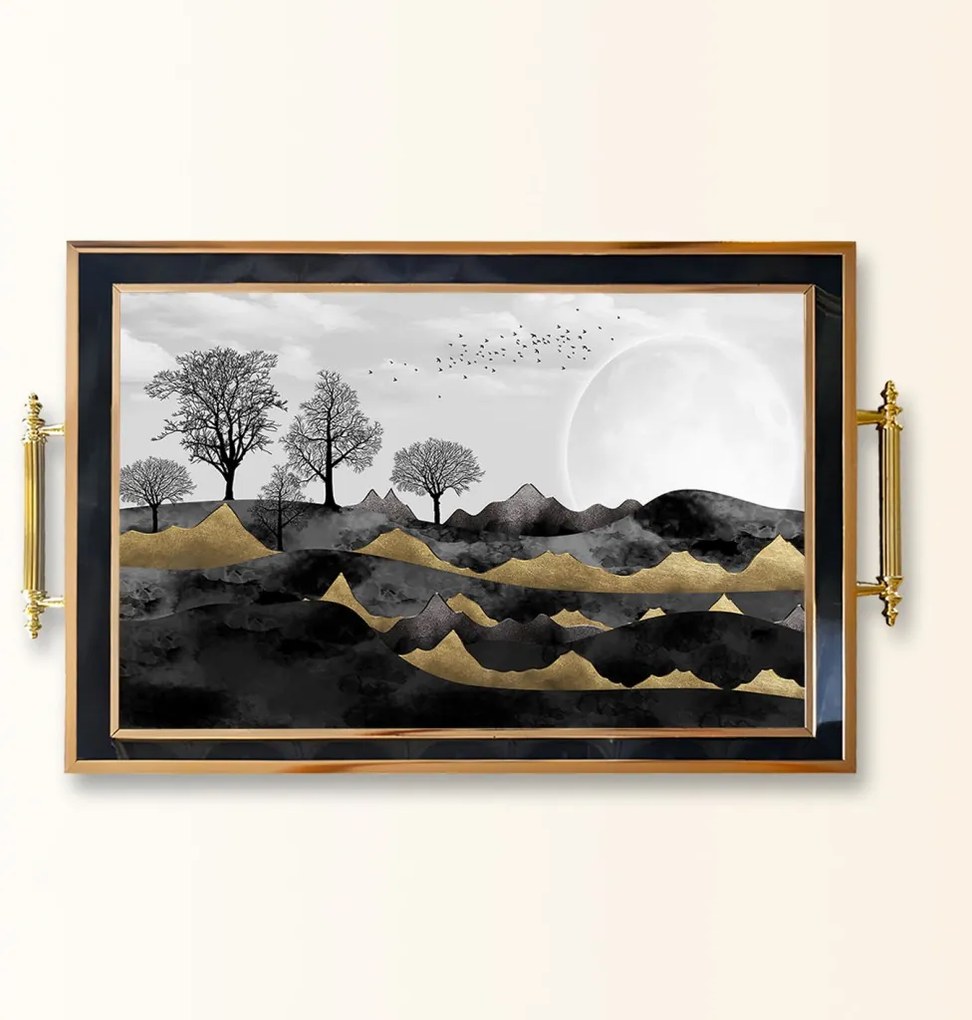Üveg tálca, 38×24 cm – TPA9827