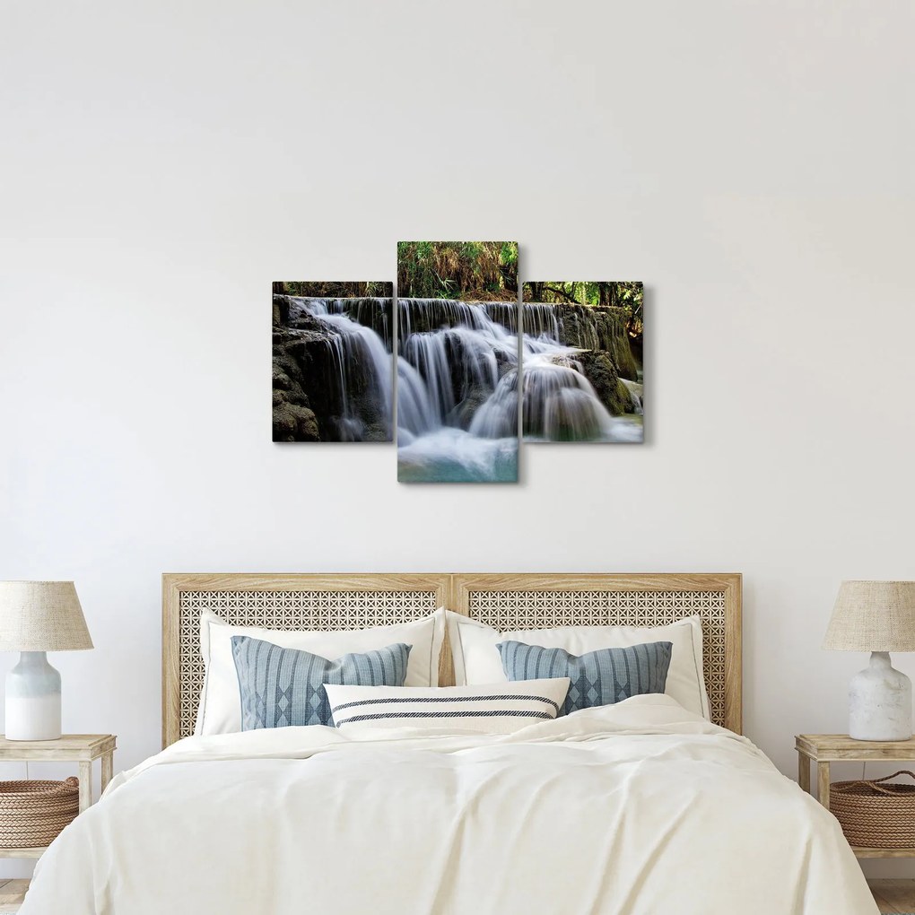 Kép - Vízesések kaszkádjai (90x60 cm)