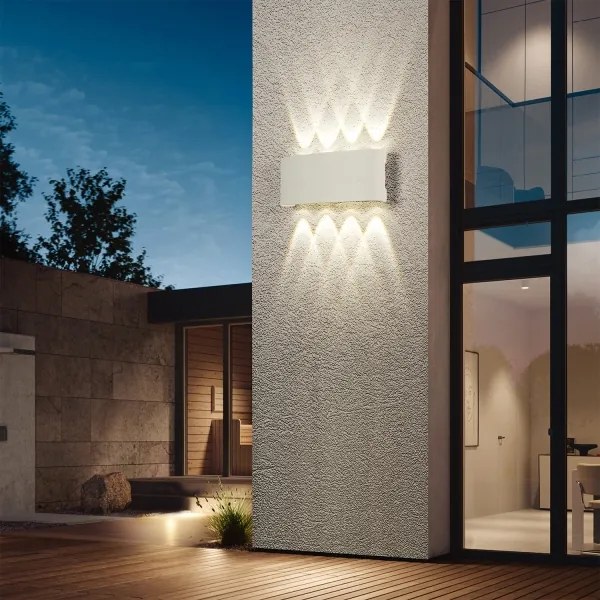 Brilagi - LED kültéri fali világítótest FLAREBOX LED/8W/230V fehér IP65