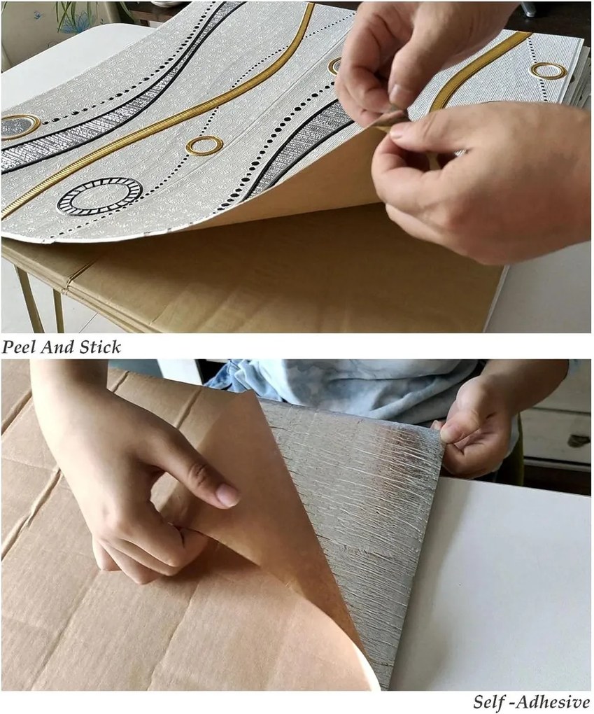 10 darab Öntapadós 3D falmatrica Klasszikus Absztrakt mintával 70x 70 x 0,6 cm-es méretben Tapéta