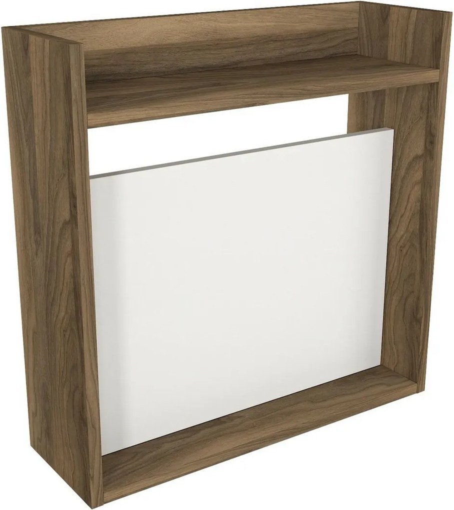 Laptop asztal Fehér és diófa