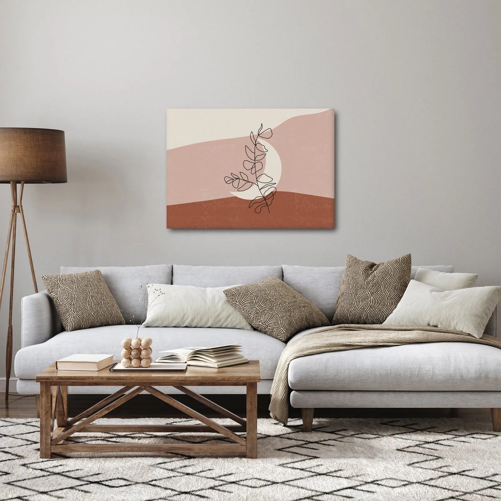 Kép - Boho levelek N⁰2 (70x50 cm)