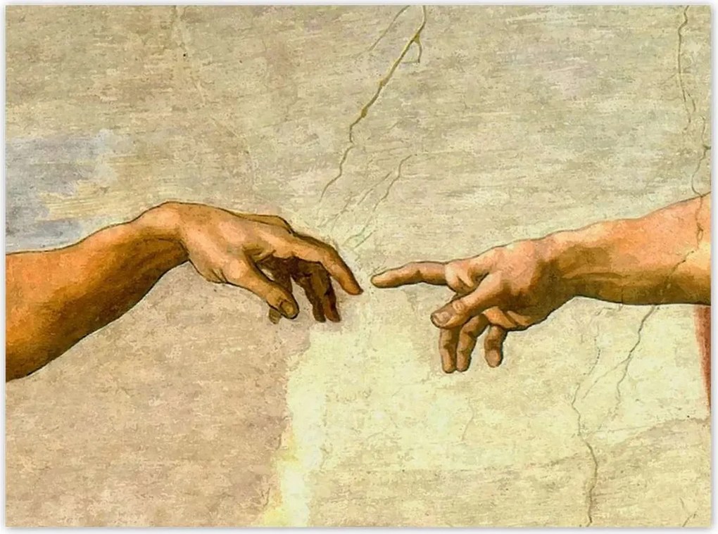 Poszterek 135x100 Ádám teremtése