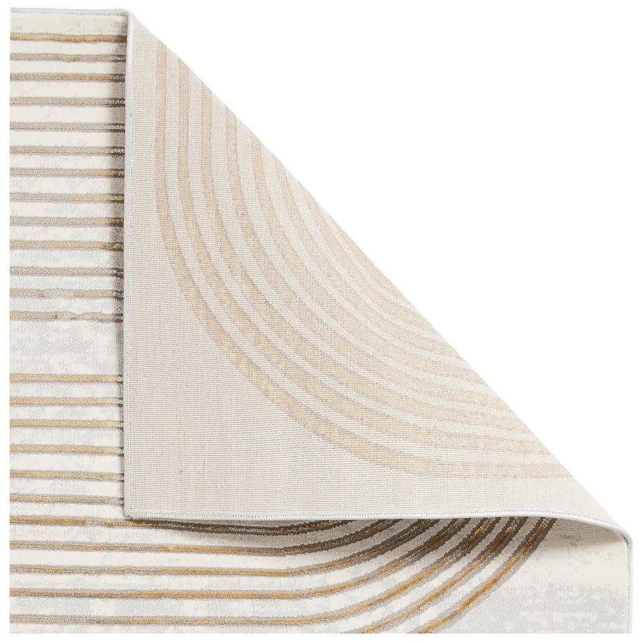 Világosszürke-aranyszínű szőnyeg 80x150 cm Apollo – Think Rugs