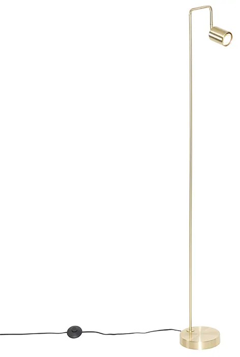 Modern állólámpa sárgarézzel állítható - Java