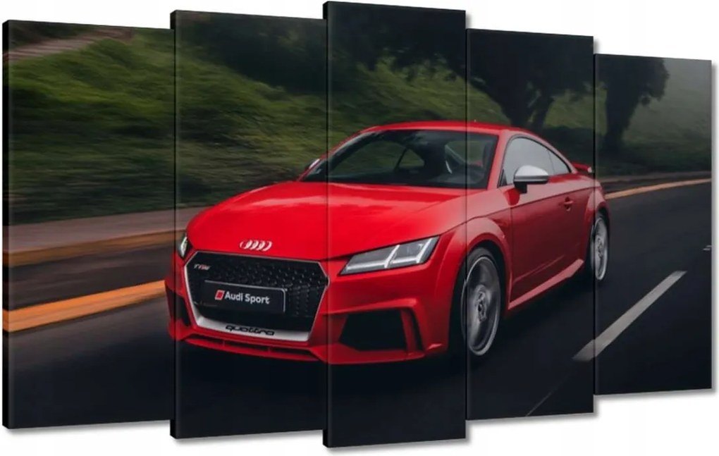 Vászonkép 100x60 Piros Audi Autó