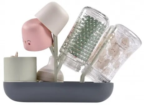 Beaba - Cumisüveg szárítóállvány zöld/szürke