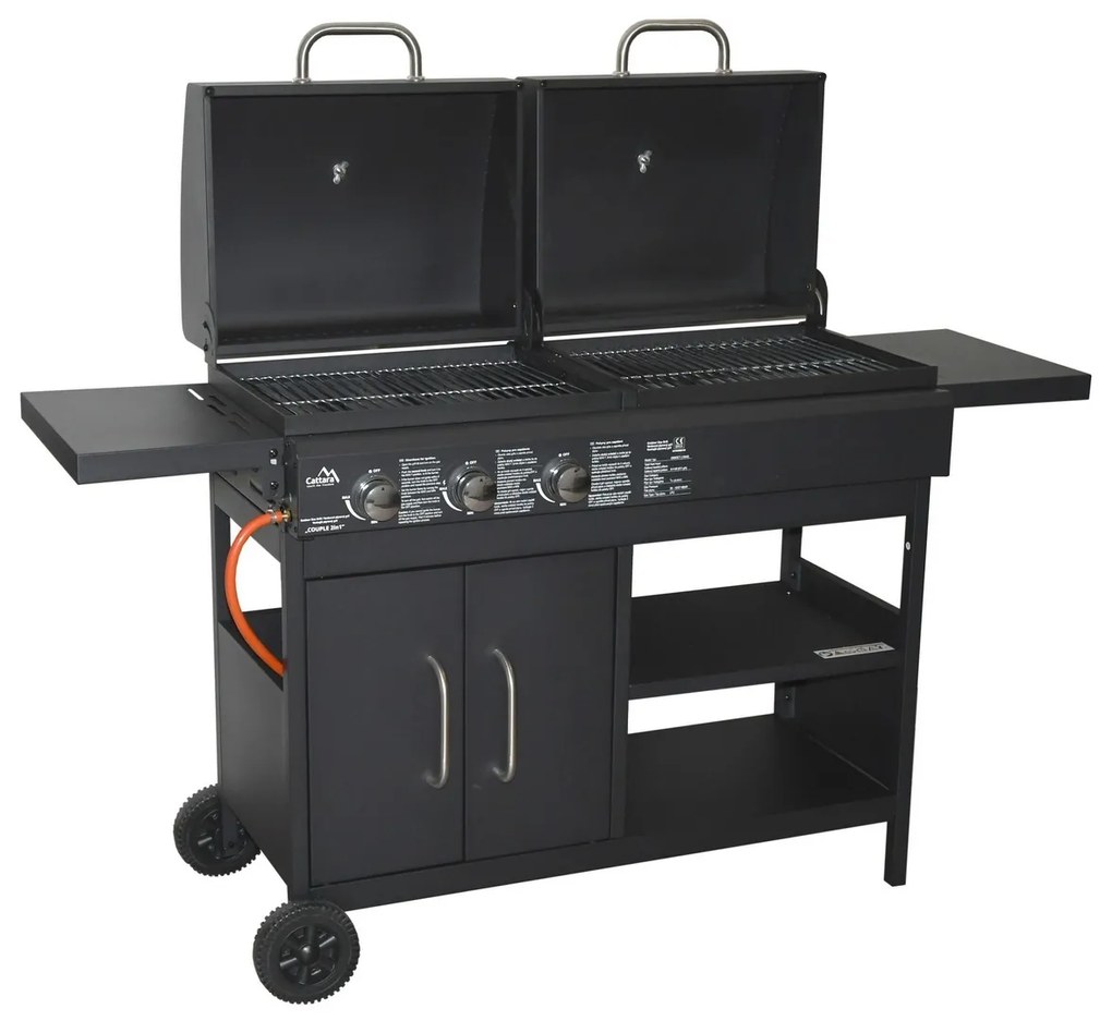 Cattara 13042 Couple Kombigrill 2 az 1-ben, 159 x 1 02 x 49 cm