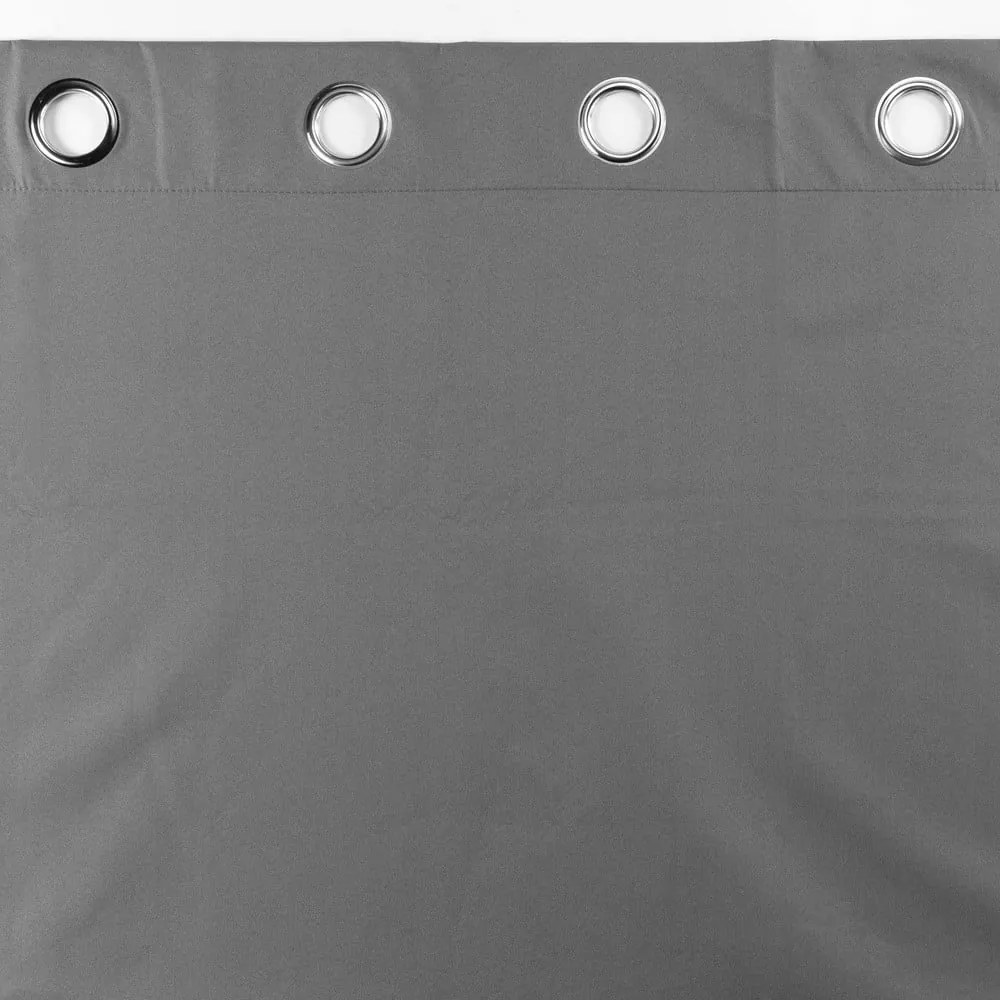 Antracitszürke mikroszálas sötétítő függöny 140x260 cm Obscure – douceur d'intérieur