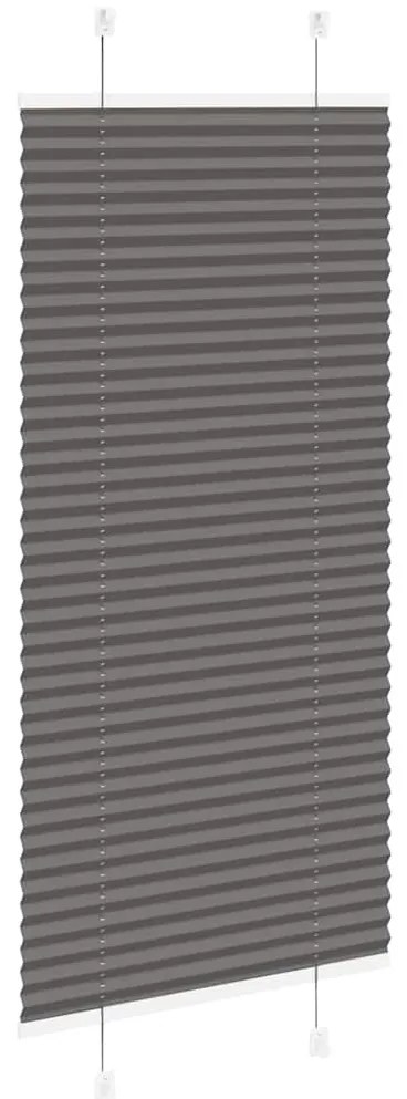 pliszírozott redőny fekete 55x150 cm szövetszélesség 54,4 cm
