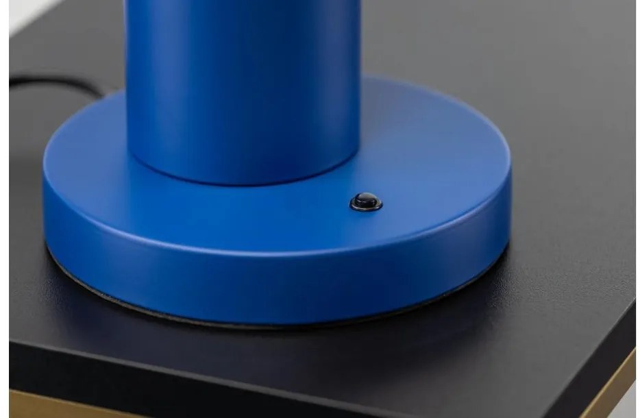 Lámpa Asztali MOUSE , 5495, max.250V, 50/60Hz, 1*E27, max.25 W, átmérő 8 cm, IP20, sötétkék/arany