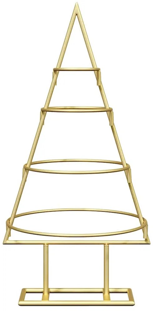 Fém karácsonyfa állvánnyal Arany 60 cm Porszórt Acél