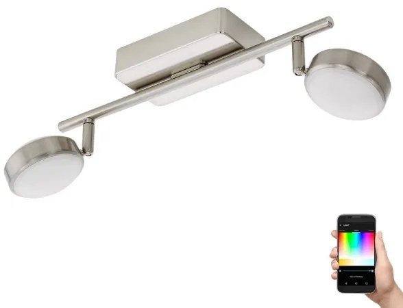 Eglo 97715 - CORROPOLI-C 2xLED/5W/230V RGB állítható spotlámpa
