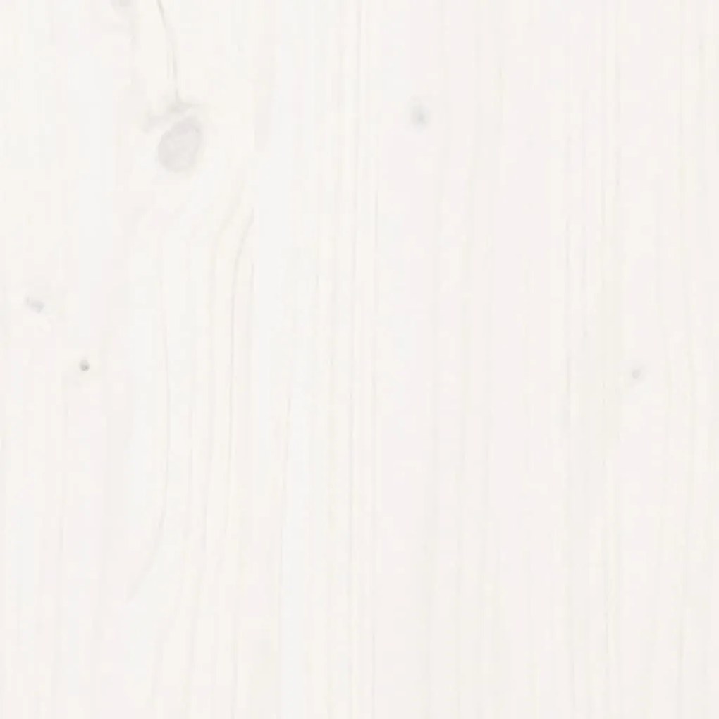 fehér tömör fenyőfa kihúzható kanapéágy 80 x 200 cm