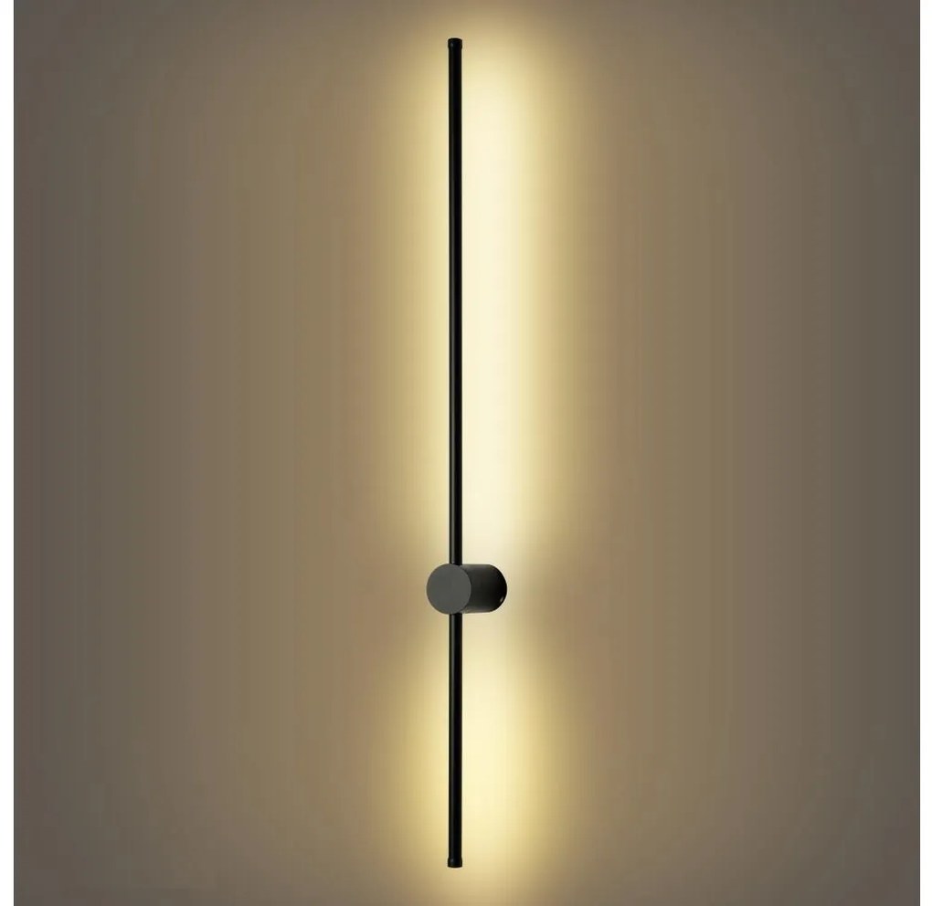 Brilagi - LED kültéri fali lámpatest AURA LED/20W/230V 3000K IP54 fekete