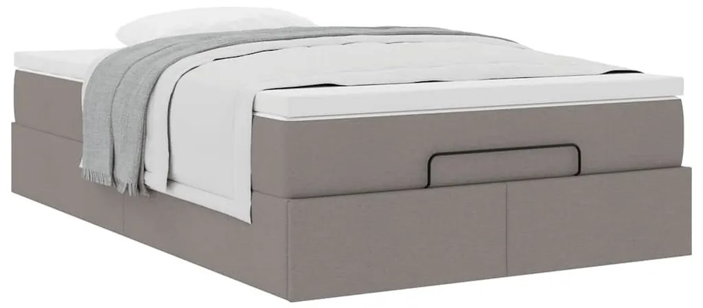 Oszmán ágykeret matraccal tópszín 120x200cm szövet