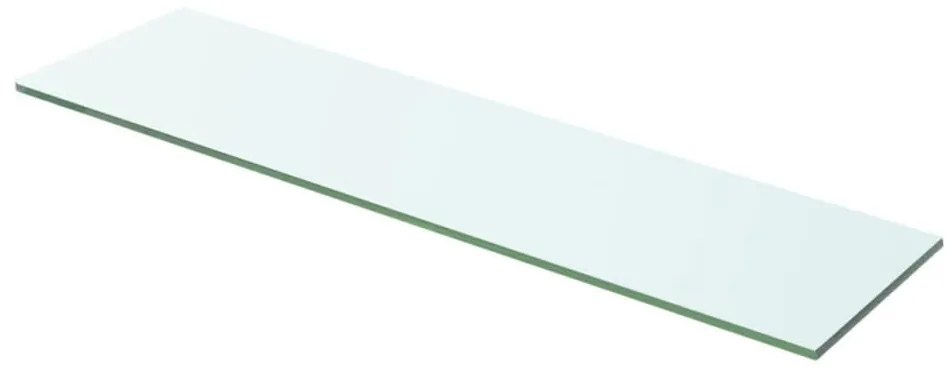 2 db átlátszó üveg paneles polc 60 x 12 cm