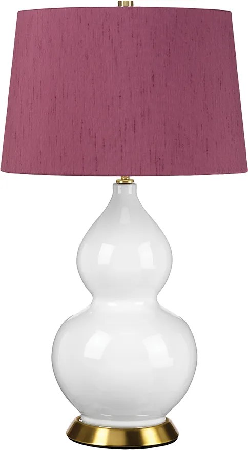Elstead glamour klasszikus asztali lámpa isla fehér ibolya antik réz elsisla-ab-tl-purple