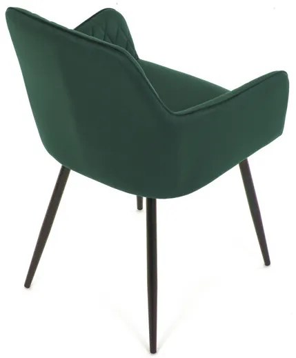 Zöld Bársony Étkezőszék. DCH-215 GRN4