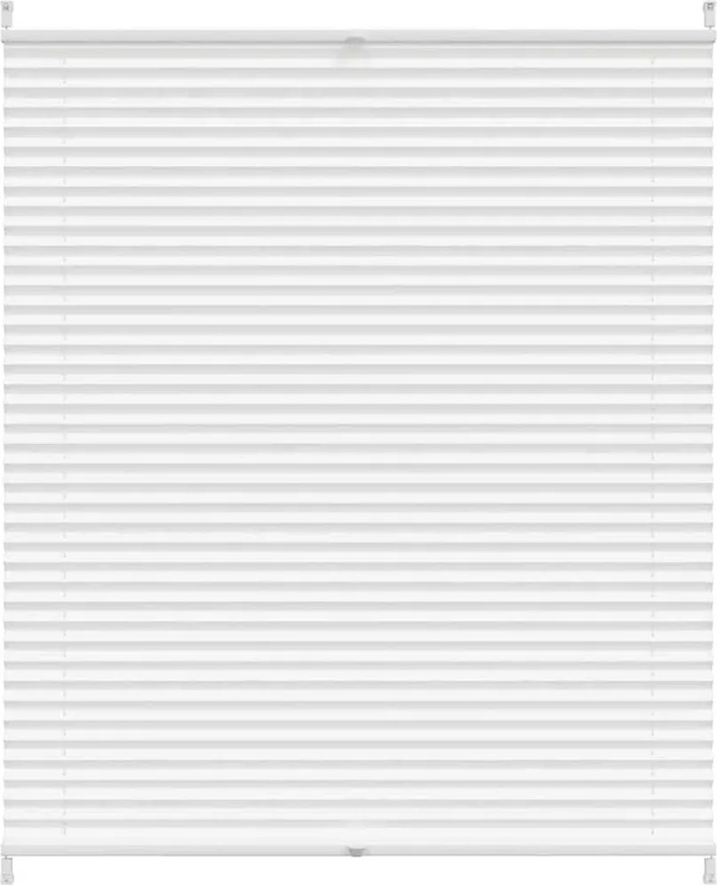 vidaXL Plisse Roló 100 x 150 cm Fehér Redős Roló