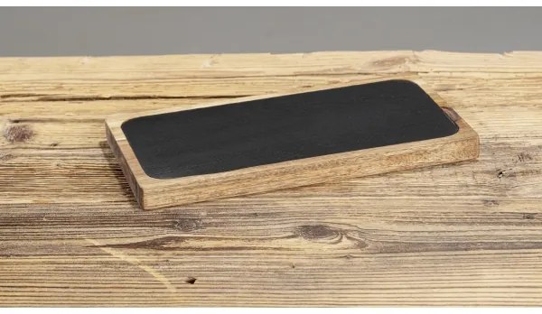 WENKO 55103100 - Vágódeszka BLACK OUTDOOR KITCHEN 30x15 cm barna/szürke