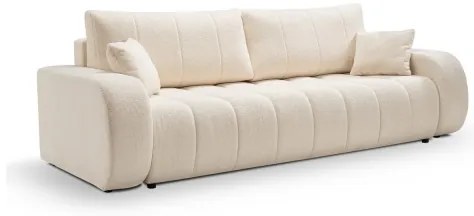 DESIO kinyitható háromszemélyes kanapé, bézs