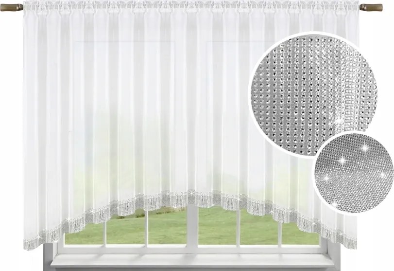 Függöny Kész 150x300 Fátyol Ív Cirkónia Függöny