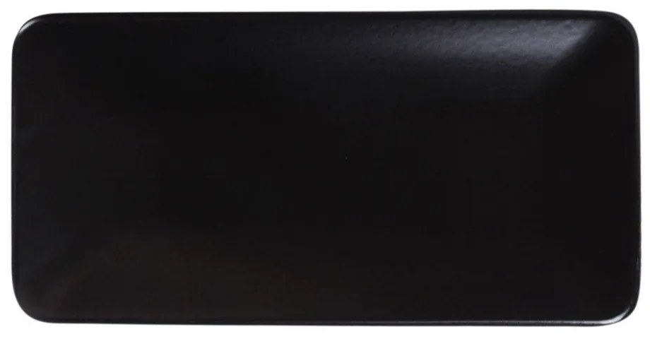 Fekete agyagkerámia tányér készlet 2 db-os – Hermia