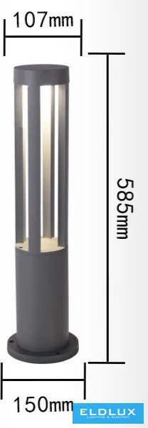ELDLUX ES28-GF Modern Kültéri Állólámpa IP44