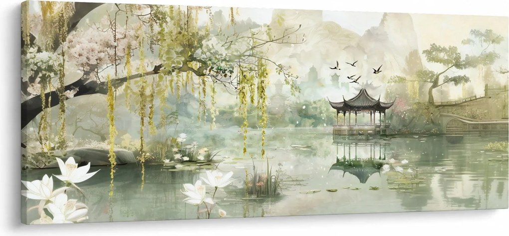 Kép - Kínai tó (120x50 cm)