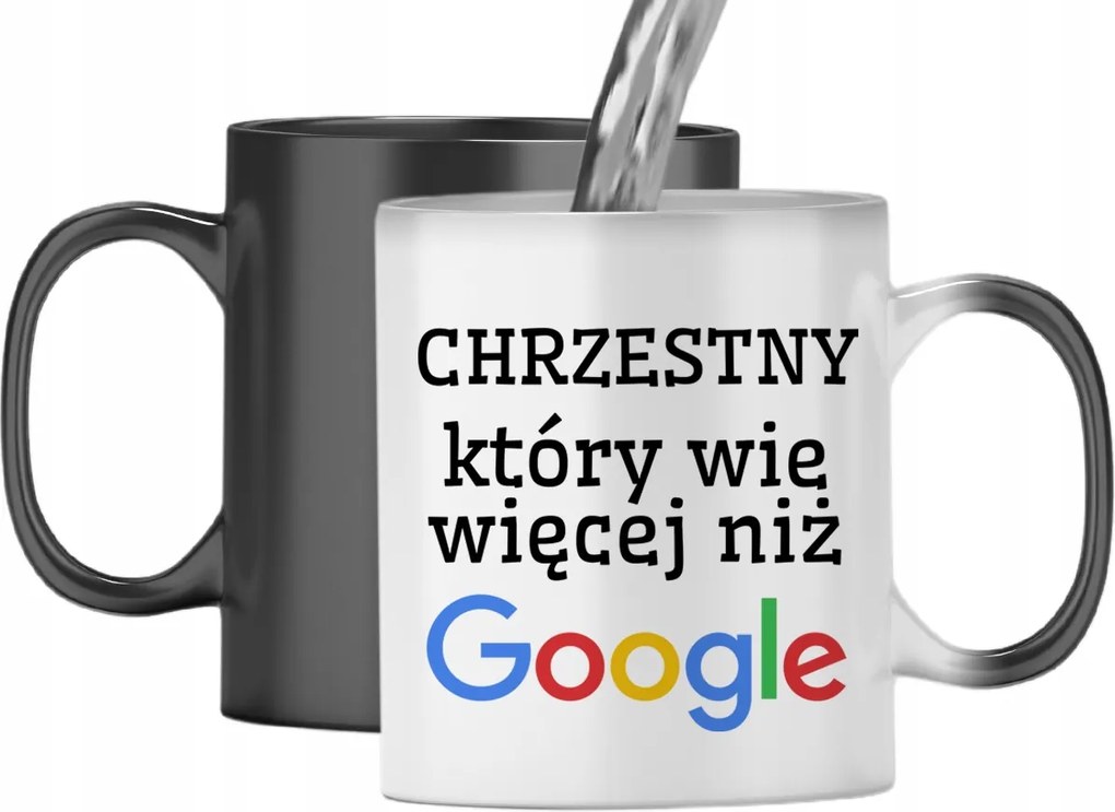 Mágikus Bögre Keresztanyának Színváltós, fényképes nyomattal