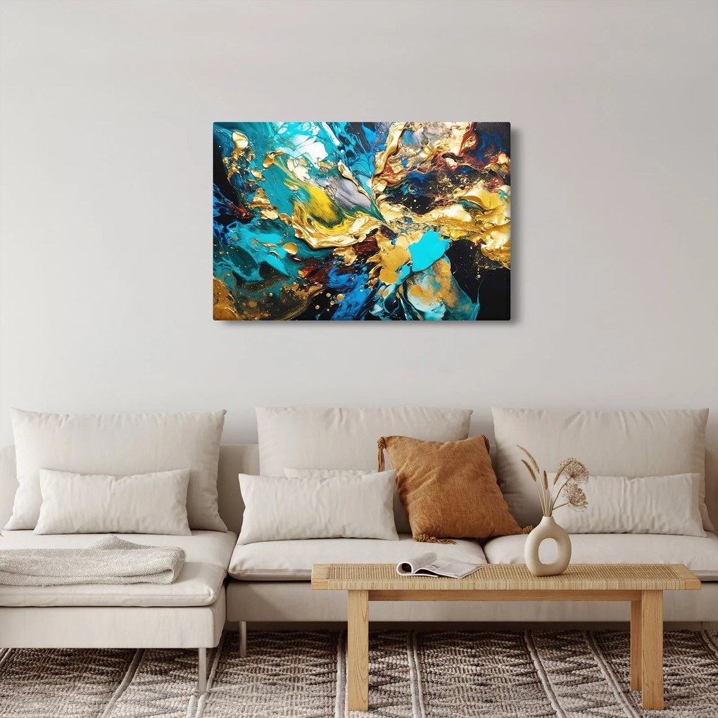 Kép - Texturált olajfestmény (90x60 cm)