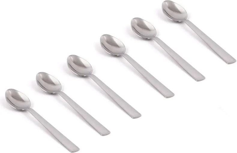 6 részes acél kiskanál készlet