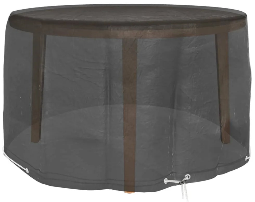 kerek kerti bútorhuzat 6 fűzőlyukkal Ø125 x 75 cm