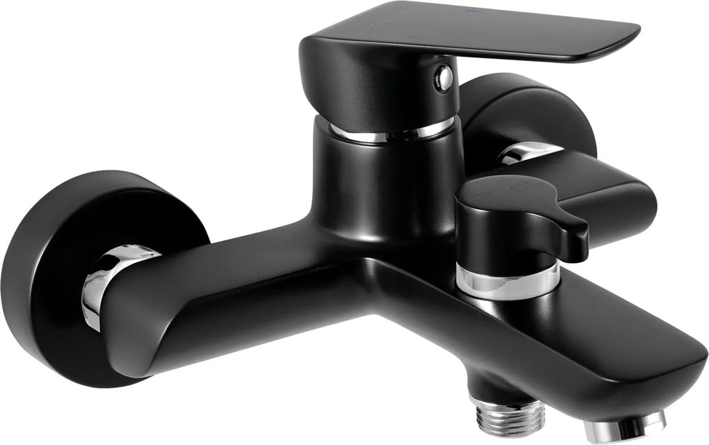 Novaservis Nobless Tina Fali fürdő csaptelep tartozékok nélkül, fekete, 38020 / 1,5