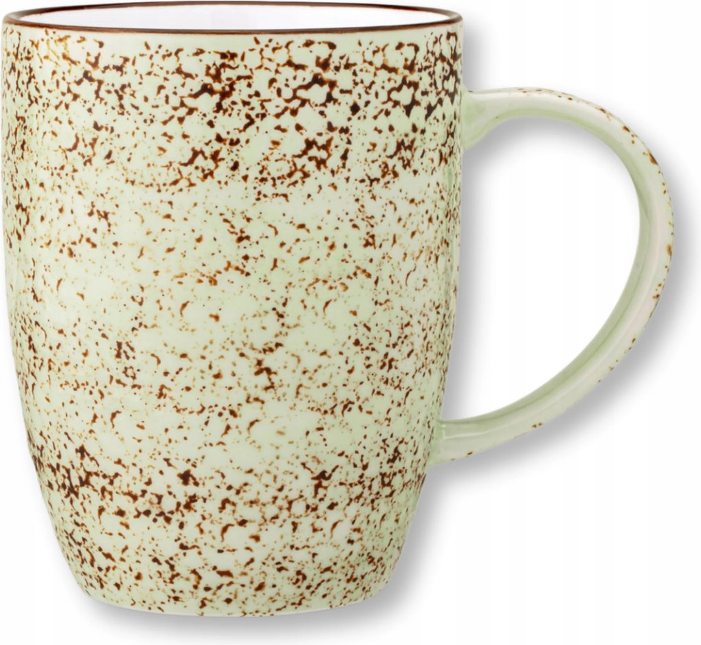 Kávés és teás bögre pisztácia porcelán nagy Wilmax 460 ml