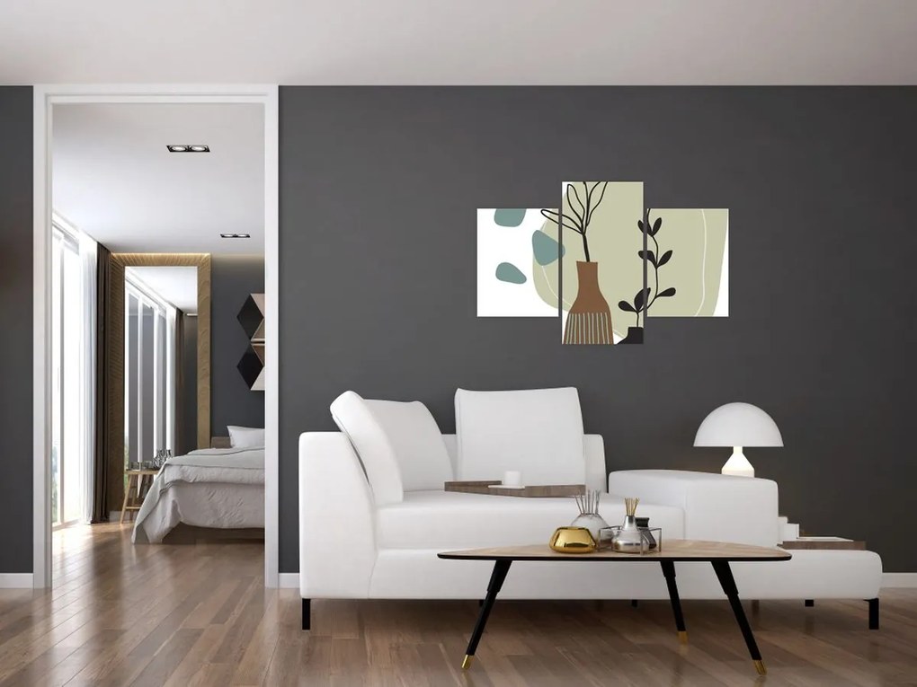 Kép - Virágok vázában N⁰2 (90x60 cm)
