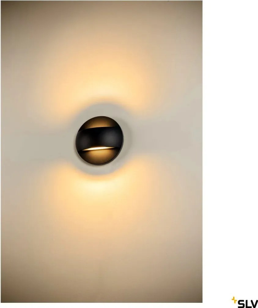 SLV 1007281 LID Modern Kültéri Fali Lámpa Antracit LED IP65