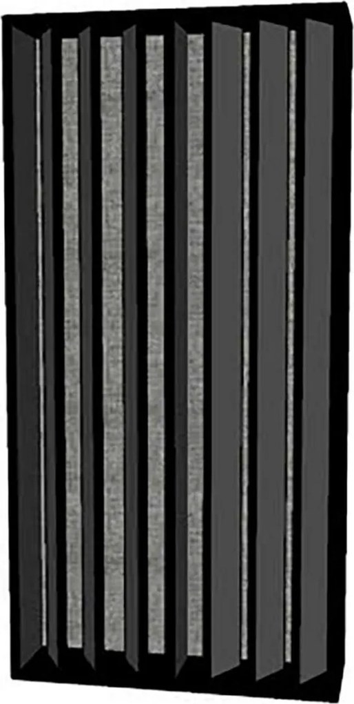 Flexi akusztikai diffúzor – állítható lamellákkal, előszerelt kivitelben - fehér , 104x60x18cm Csomagolás nélkül, személyes átvétel.