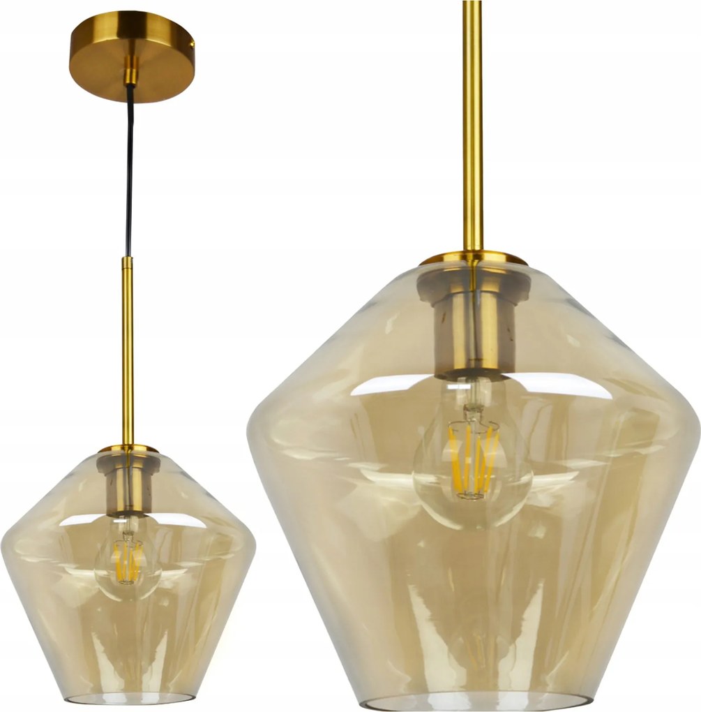 Mennyezeti Lámpa Függő Dekoratív Túlnyúlás E27 Arany Grea-s Sanico Goldlux