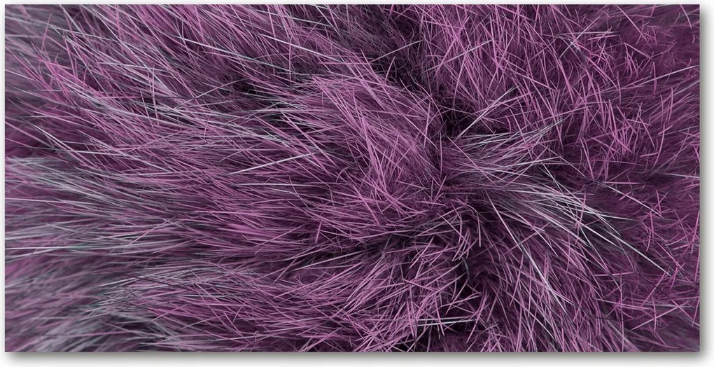 Fotó-kép edzett üveg Rózsaszín szőrme 140x70